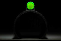 Four LitePipes: two green and two red in two diameters