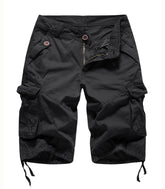 FOURSTEEDS camouflage cargo shorts side pocket detail for easy daily carry