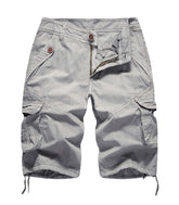 FOURSTEEDS women's camouflage twill Bermuda shorts front view for summer comfort.