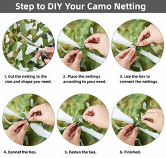 Fousam camo netting 20x20 roll offers large camouflage coverage for camps