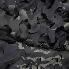 Fousam camo netting leaf camouflage pattern blends with terrain for stealth.