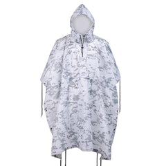 Fousam Camo Rain Poncho waterproof construction for outdoor protection