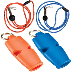 Fox 40 Micro 2 Pack front view showing compact orange-blue design for easy carry.