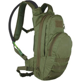 Fox Outdoor Compact Hydration Backpack front view with MOLLE panel and Stay-Cool mesh back for comfort