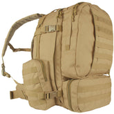 Fox Outdoor Products Advanced 3-Day Combat Pack main compartment keeps gear organized for extended trips.