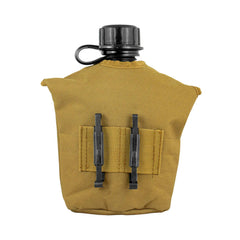 FOX OUTDOOR PRODUCTS canteen cover interior pile-lined view highlighting insulation and cushion.