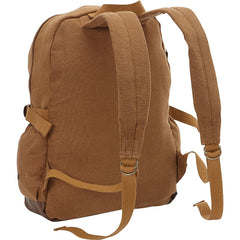 FOX OUTDOOR PRODUCTS Retro Parisian Daypack interior computer sleeve protects your device.