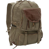 FOX OUTDOOR PRODUCTS Retro Parisian Daypack front view with organized compartments for daily use.