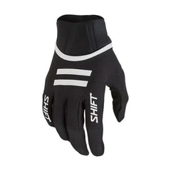 Fox Racing Shift MX White Label Elvn Black Gloves, comfortable grip for motocross and off-road riding