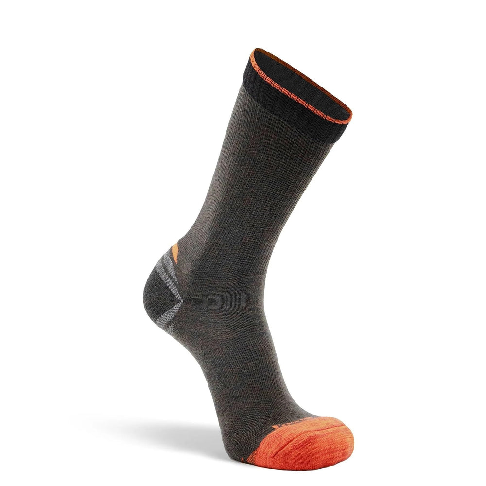 FOX RIVER Original Hunt Crew Sock Olive, front view, ideal for all-day warmth and comfort.
