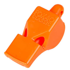 FOX40 Classic whistle close-up for high-volume signaling.