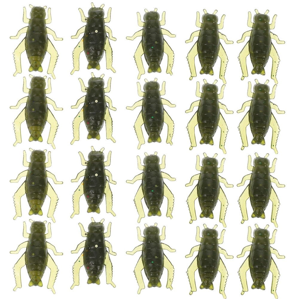 FOYTOKI cricket soft lure close-up shows lifelike movement for freshwater fishing
