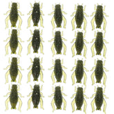 FOYTOKI cricket soft lure close-up shows lifelike movement for freshwater fishing