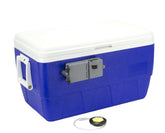 Frabill Ice Aqua-Life aeration module powers a steady live bait tank on ice.