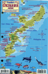 Franko Maps Okinawa mini-map helps divers locate reef zones quickly.