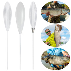 Rubber bobber stoppers and swivels snaps included in the kit