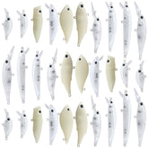 Unpainted FREE FISHER lure blanks kit 30 pieces