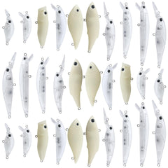Unpainted FREE FISHER lure blanks kit 30 pieces