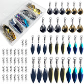Free Fisher 61Pcs Spinner Blades Tail Kit – package front view