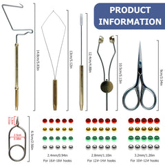 FREE FISHER fly tying tools closeup highlighting precise crafting for durable flies