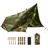 FREE SOLDIER camping tarp waterproof fabric closeup for durable shelter