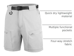 FREE SOLDIER men's cargo hiking shorts mesh-front-pockets enable quick access