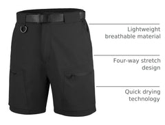 FREE SOLDIER men's hiking shorts quick-dry material ideal for hot days.