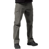 FREE SOLDIER mens softshell pants with warm-fleece-lining offer all-day warmth on outdoor trails.