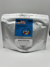 Freedom Freeze Dried Raw Eggs bag with resealable closure for easy storage.
