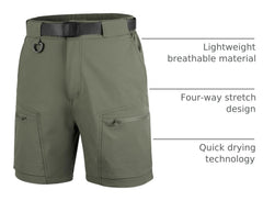 FREE SOLDIER shorts water-repellent UPF50+ protection for sunny outings