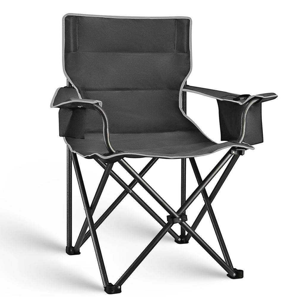 FREETOUR camping chair with cup holder showcases portable design for easy transport.