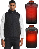 FREEZE2TRIM Alpha Heat Vest front view showing even warmth for outdoor use