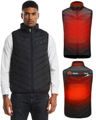 FREEZE2TRIM Alpha Heat Vest front view showing even warmth for outdoor use