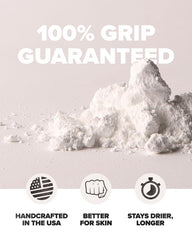 Friction Labs Bam Bam chalk texture provides consistent moisture for control.