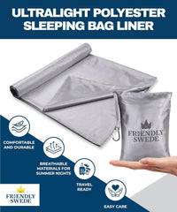 The Friendly Swede silky-soft polyester liner provides skin-friendly comfort.
