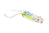 Frog Factory Boom Boom hollow body popping frog mouth action attracts bass in thick cover for explosive strikes.