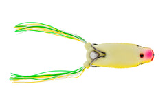 Boom Boom Poppin' Frog with FrogFur top increases hookups by snagging teeth.