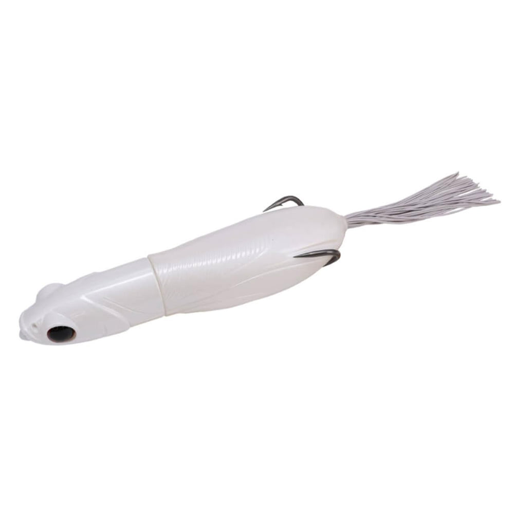 Frog Factory Mongrel 115 white walking frog lure ideal for heavy cover topwater action