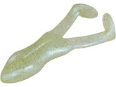 Frog Factory Ribbit Frog chartreuse shimmer in a pack for topwater bites