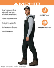 FROGG TOGGS Amphib wader high-back design keeps you dry in deeper water