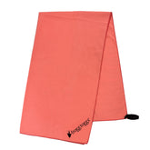 Frogg Toggs Beach-Camp microfiber towel laid flat showing generous coverage for drying and lounging.