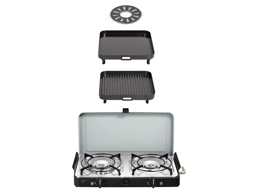 Front Runner 2 Cook 3 Pro Deluxe overview highlights portable convenience for camping.