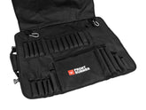 Front Runner Camp Kitchen Utensil Bag open roll showcasing four-person tools at a glance