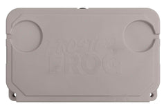 Compact 14QT Frosted Frog cooler ready for picnics and day trips.