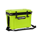 Frosted Frog Hyper-Light 14QT cooler exterior for portable beach-day use