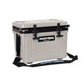 Frosted Frog Hyper-Light 14QT exterior view with rugged latches for outdoor use.