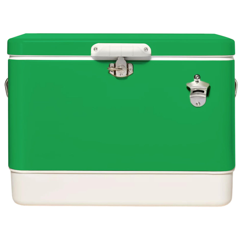 FSE hard-sided cooler outdoors with 80-can capacity.