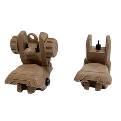 FSI polymer flip-up front sight in tan finish for quick target lock