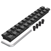 FSI Ruger 10/22 Picatinny rail mount side view showing compact 11-slot rail for optics.