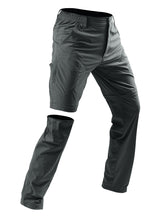 FTAZWBD Mens Hiking Convertible Pants front view showing versatile travel-ready design for changing weather